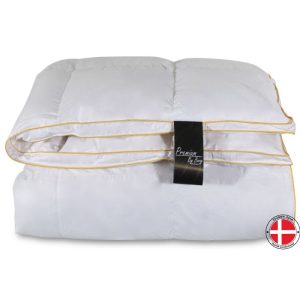Gåsedunsdyne 240x220cm -Luksus helårs dobbeltdyne med gåsedun - Varm helårsdyne - Gulddynen