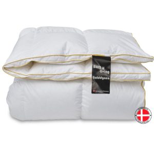 Luksus gåsedunsdyne 140x220 cm - Helårsdyne med 100% gåsedun - Borg Living Gulddynen